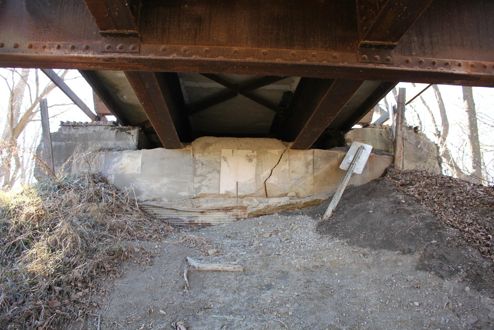 West abutment